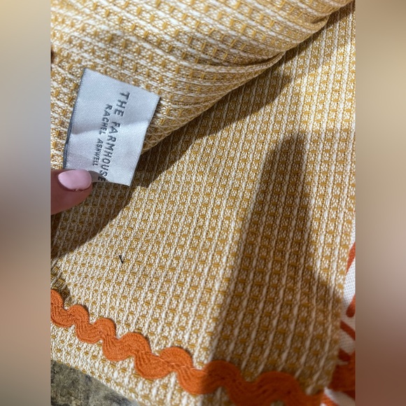 The Farnhouse Fall embroidered  Kitchen towel trio -THANKFUL, pumpkins  - NEW! - Picture 5 of 6